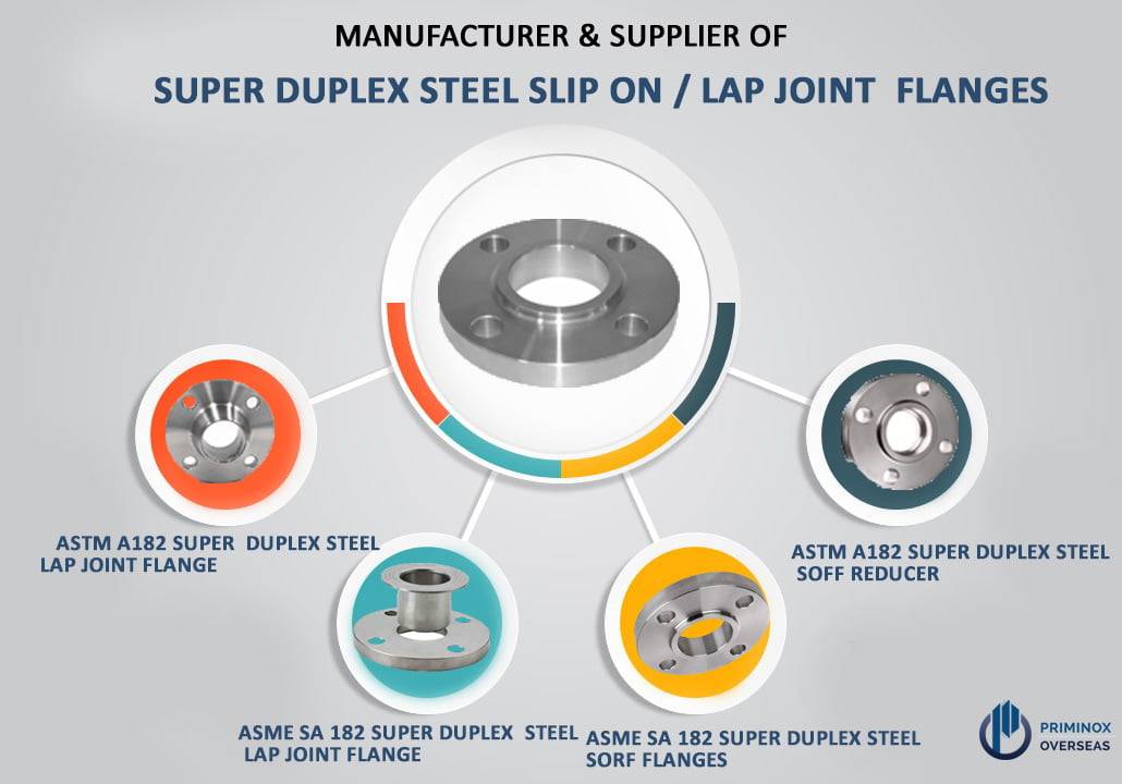 SUPER DUPLEX STEEL SLIP ON / LAP JOINT FLANGES MANUFACTURER