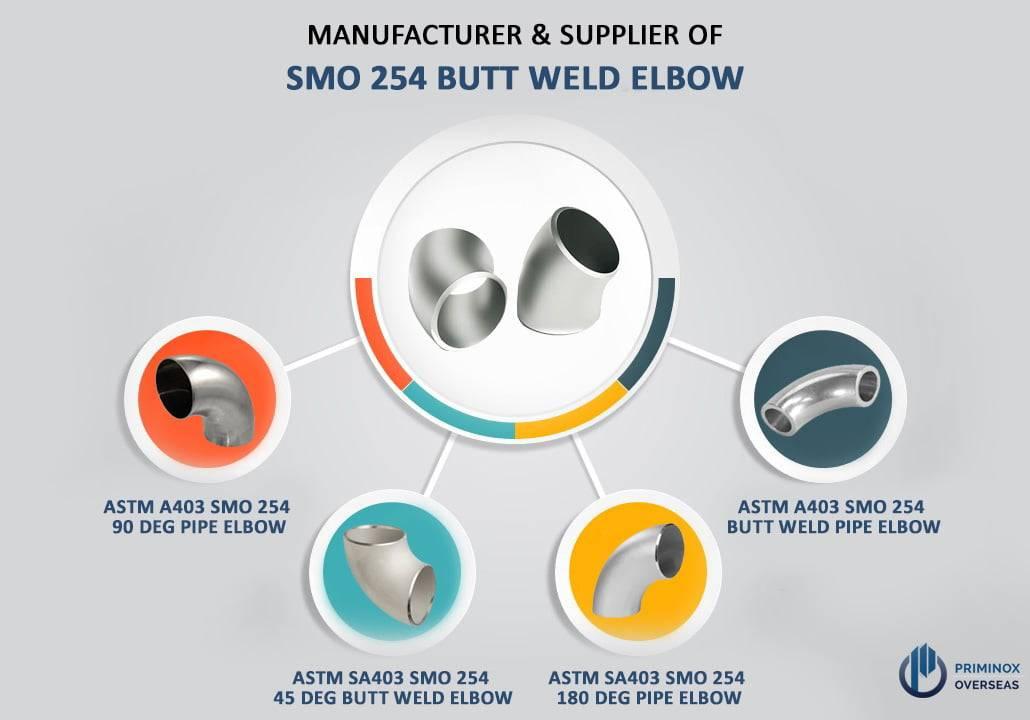 SMO 254 PIPE ELBOW MANUFACTURER