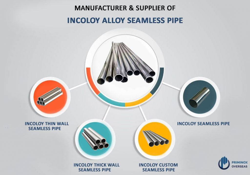 Incoloy seamless pipe