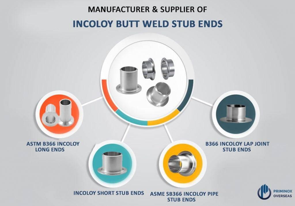 incoloy pipe stub ends