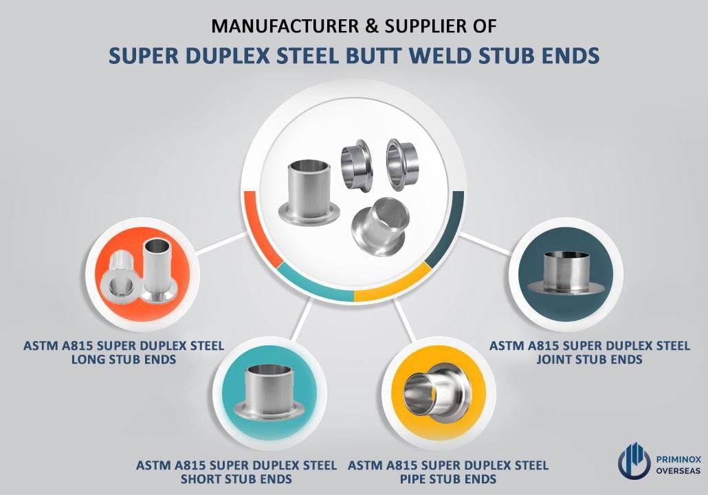 SUPER DUPLEX STEEL STUB ENDS MANUFACTURER