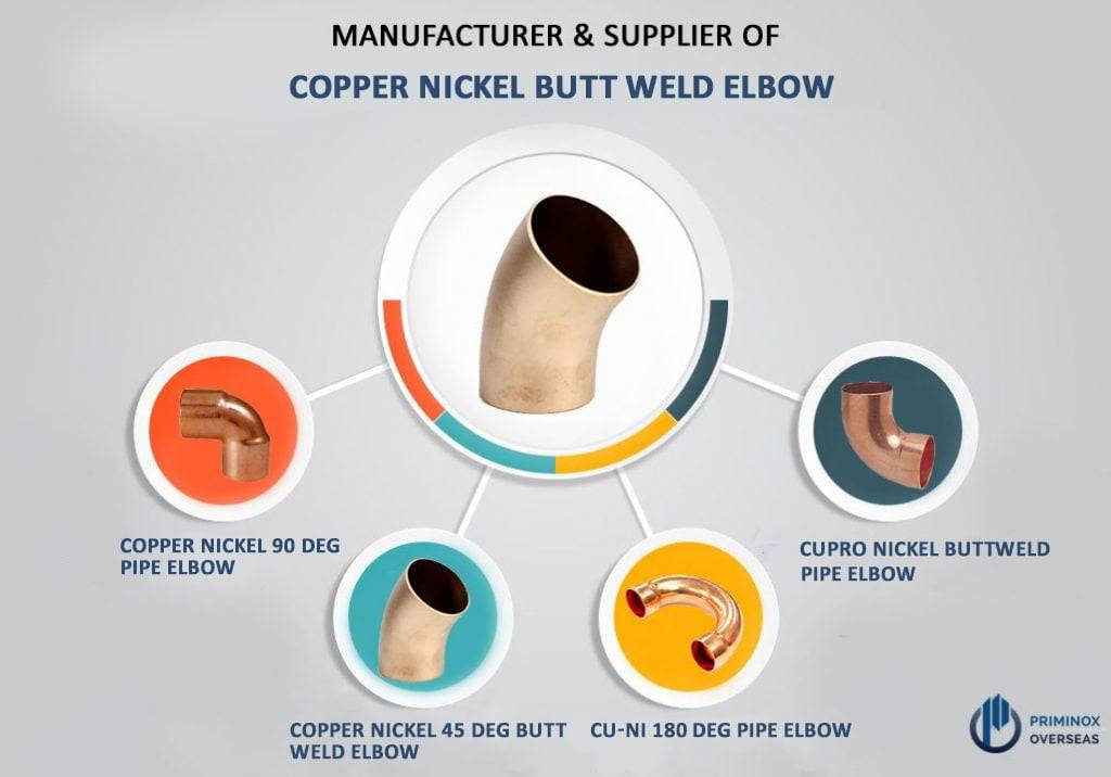 COPPER NICKEL PIPE ELBOW